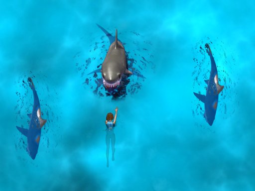 Avoid the Sharks - free online Browser game