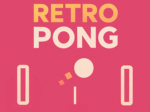 Retro Pong - free online Browser game