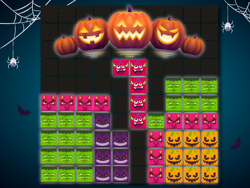 Blocks Puzzle Halloween - free online Browser game