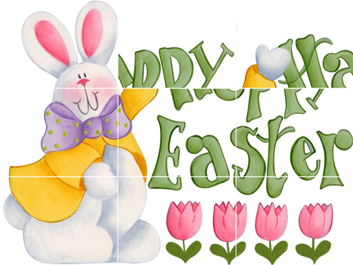 Easter Bunny Slide - free online Browser game