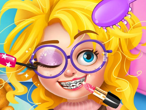 Nerdy Girl Makeup Salon - free online Browser game