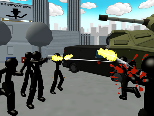 Stickman City Shooter - free online Browser game