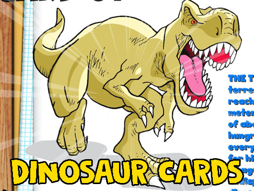 Dinosaur Cards Game - free online Browser game