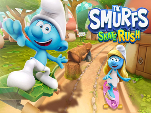 The Smufrs Skate Rush - free online Browser game