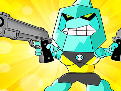 Alien Transform Battle Diamondhead Game - free online Browser game