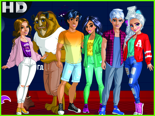 Princess College Couples - free online Browser game