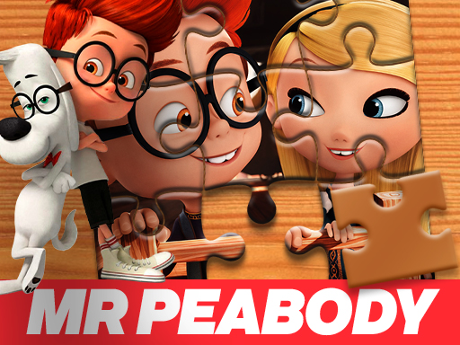 Mr Peabody and Sherman Jigsaw Puzzle - free online Browser game
