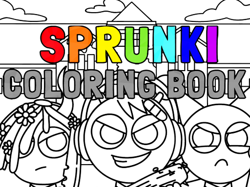 Sprunki Coloring Book game - free online Browser game