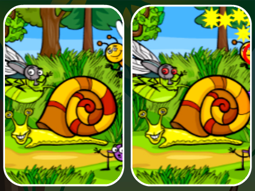 Insects Photo Differences - free online Browser game