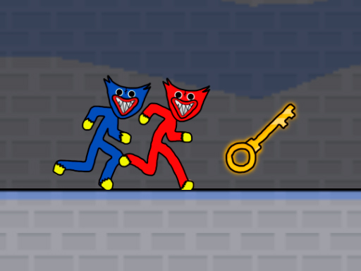 Stickman Huggy Party Duo - free online Browser game
