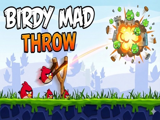 Birdy Mad Throw - free online Browser game