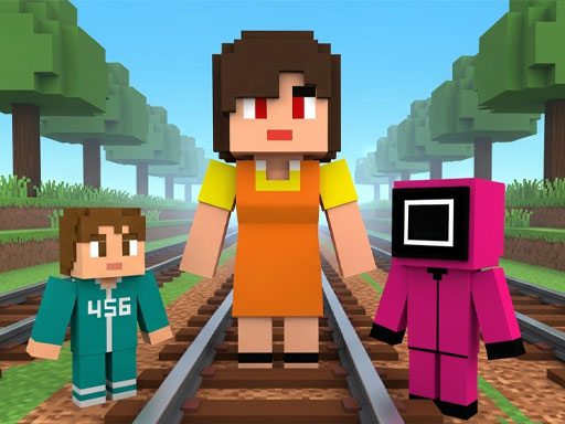 Squid Game: Craft Runner - free online Browser game