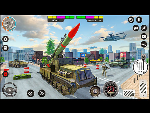 Rocket Missile Attack - free online Browser game