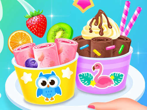 Baby Taylor Ice Cream Roll Fun - free online Browser game