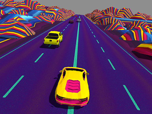 Neon Race Retro Drift - free online Browser game