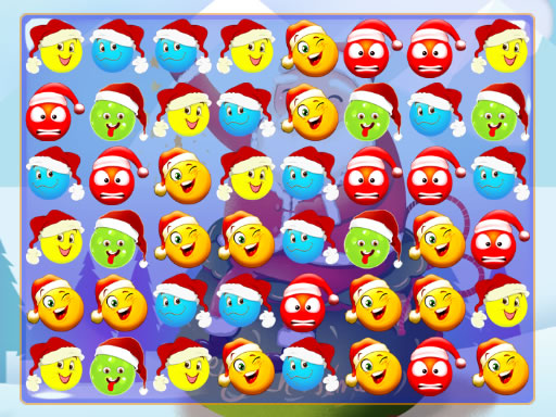 Christmas Bubbles Match 3 - free online Browser game