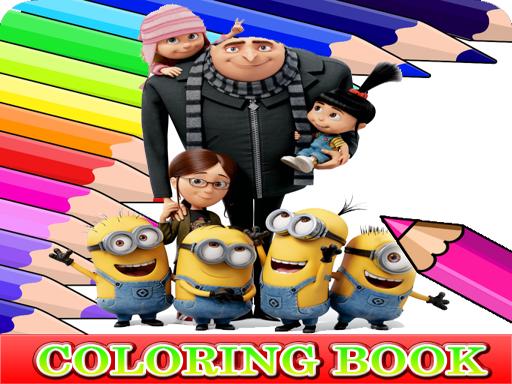 Coloring Book for Despicable Me Printable - free online Browser game