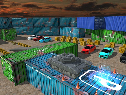 Tank Parking 3D Sim - free online Browser game