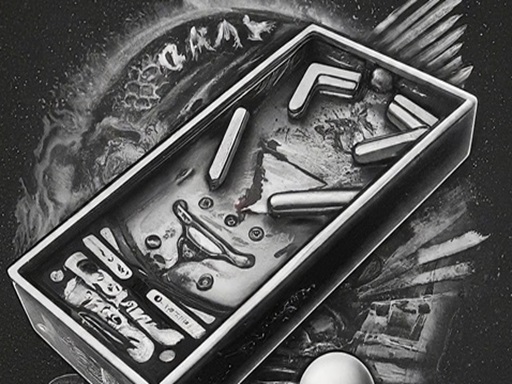 Pinball Black N White - free online Browser game