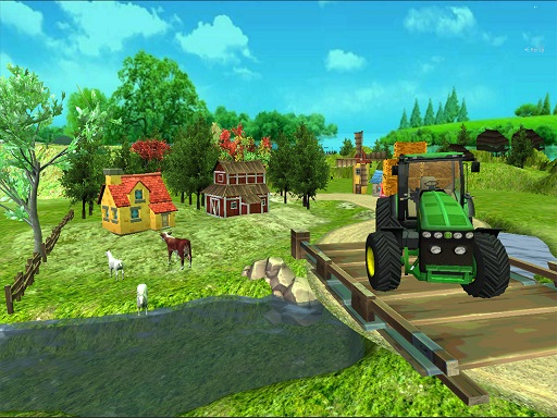 Cargo Tractor Farming Simulation Game - free online Browser game