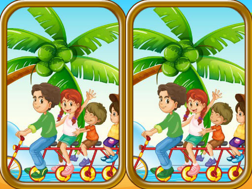 Summer Beach Differences - free online Browser game