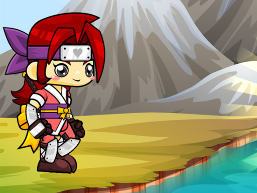 Samurai running - free online Browser game