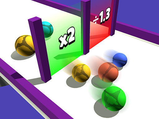 Clone Ball Rush - free online Browser game