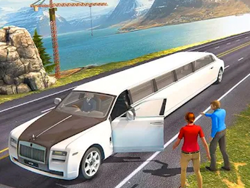 Limousine Taxi Driving Game - free online Browser game
