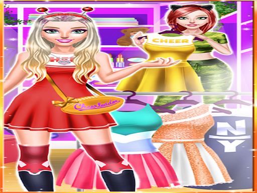 Cheerleader Magazine Girls Dress Up - free online Browser game