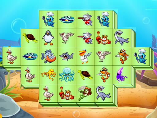 Aquatic Triple Mahjong - free online Browser game
