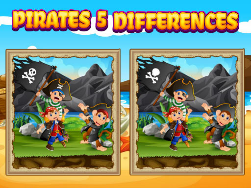 Pirates 5 Differences - free online Browser game