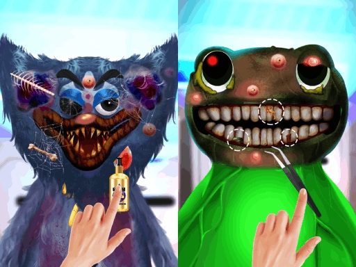 Huggy ASMR Monster Makeover - free online Browser game