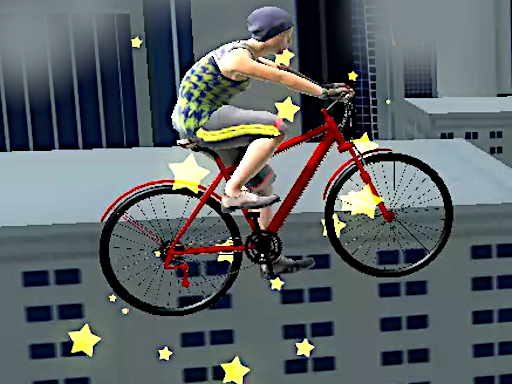 Bike Stunts of Roof - free online Browser game