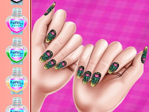 Royal Theme Nail Art DIY - free online Browser game