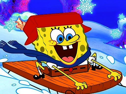 SpongeBob Winter Puzzle - free online Browser game