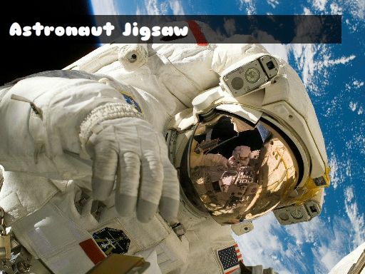 Astronaut Jigsaw - free online Browser game