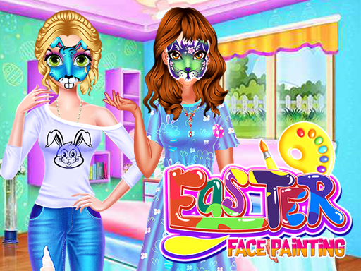 Easter Face Painting - free online Browser game