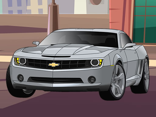 American Cars Jigsaw - free online Browser game