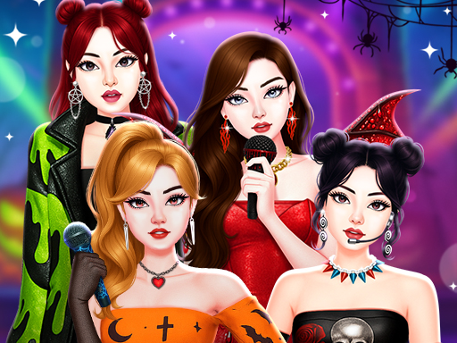 Black Pink Halloween Concert - free online Browser game