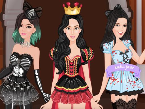 Kardashians Spooky MakeUp for Girls - free online Browser game