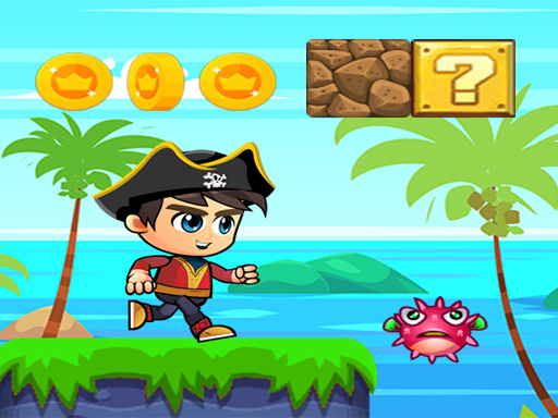 Pirate King Run Island Adventure - free online Browser game