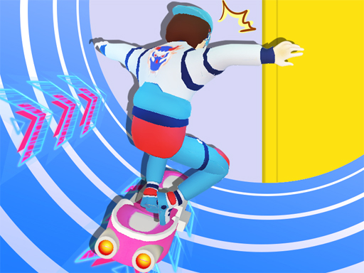 Cyber Surfer Skateboard - free online Browser game