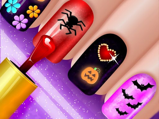 Glow Nails Halloween - free online Browser game