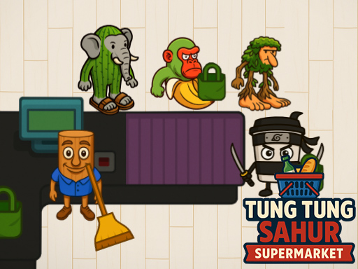 Tung Tung Sahur Supermarket - free online Browser game