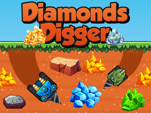 Diamonds Digger - free online Browser game