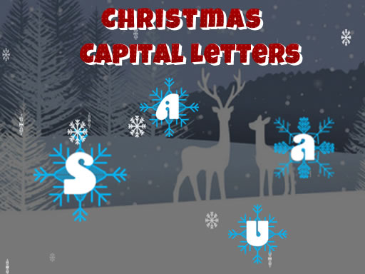 Christmas Capital Letters - free online Browser game