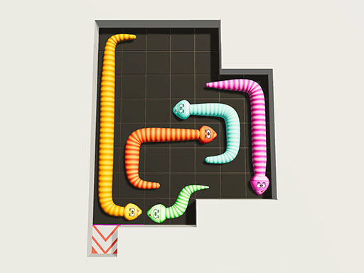 Snake Puzzle - free online Browser game