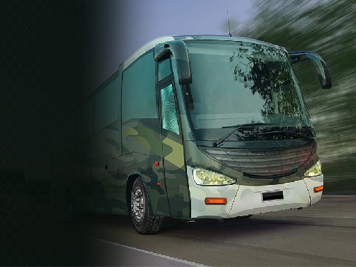 Army Bus Driving 2024 - free online Browser game