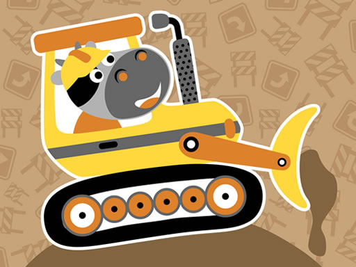 Construction Trucks Hidden - free online Browser game