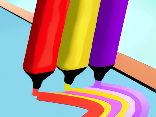 Draw Brush Running - free online Browser game